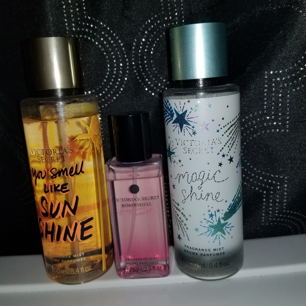 3 VS body sprays